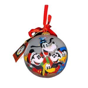 Rare Vintage MIDWEST OF CANNON FALLS Hand Painted DISNEY Mickey & Group Ornament